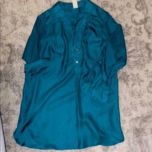 Blue / Green Blouse